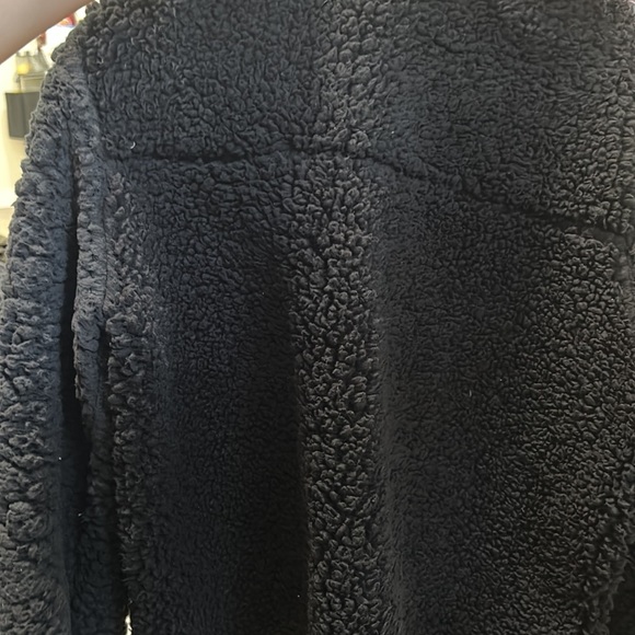 black teddy bear jacket - Picture 4 of 4